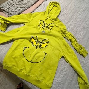Grinch sweatshirt and crewneck